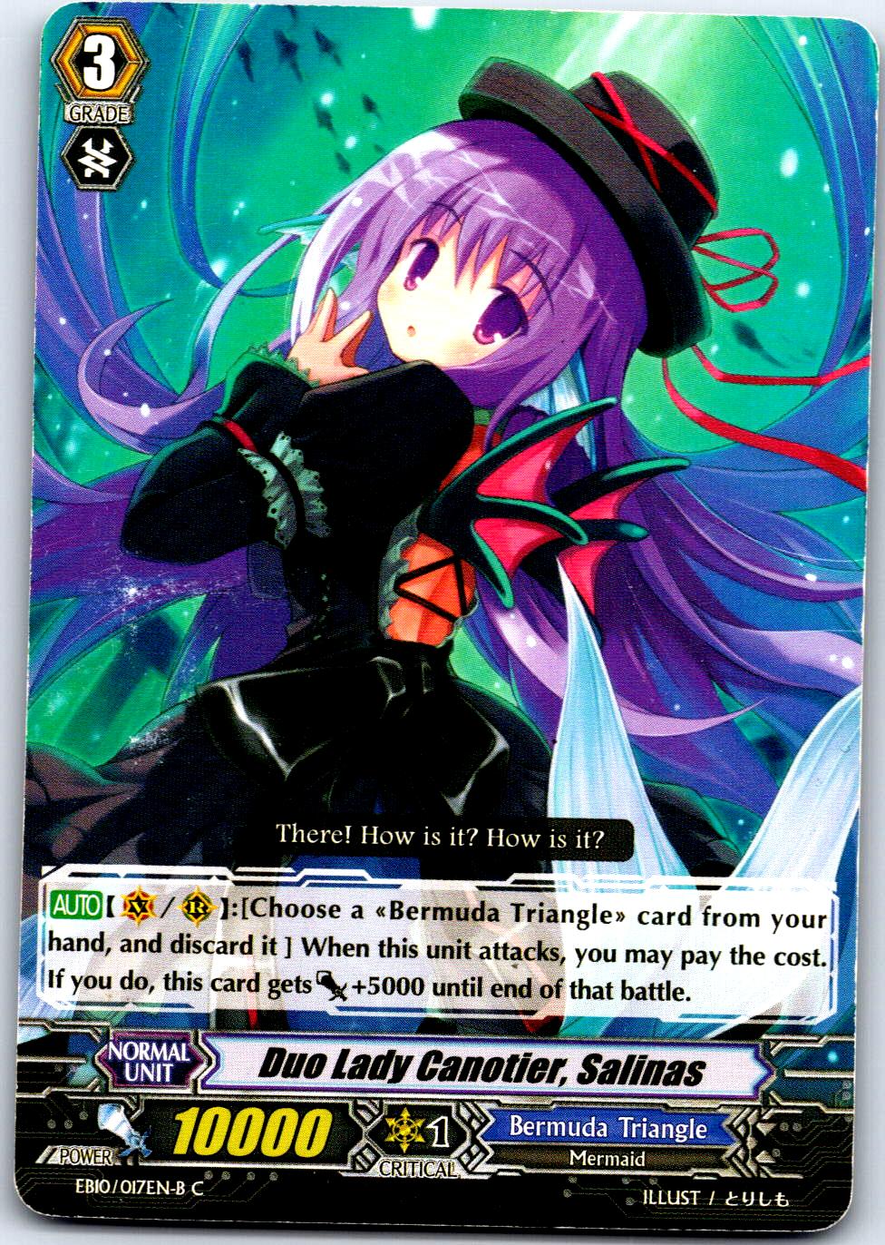 DUO LADY CANOTIER, SALINAS (BLACK) EB10/017EN-B C CARDFIGHT!! VANGUARD MP