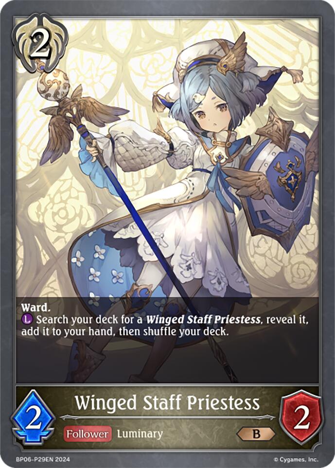 Winged Staff Priestess - P29EN (Foil)