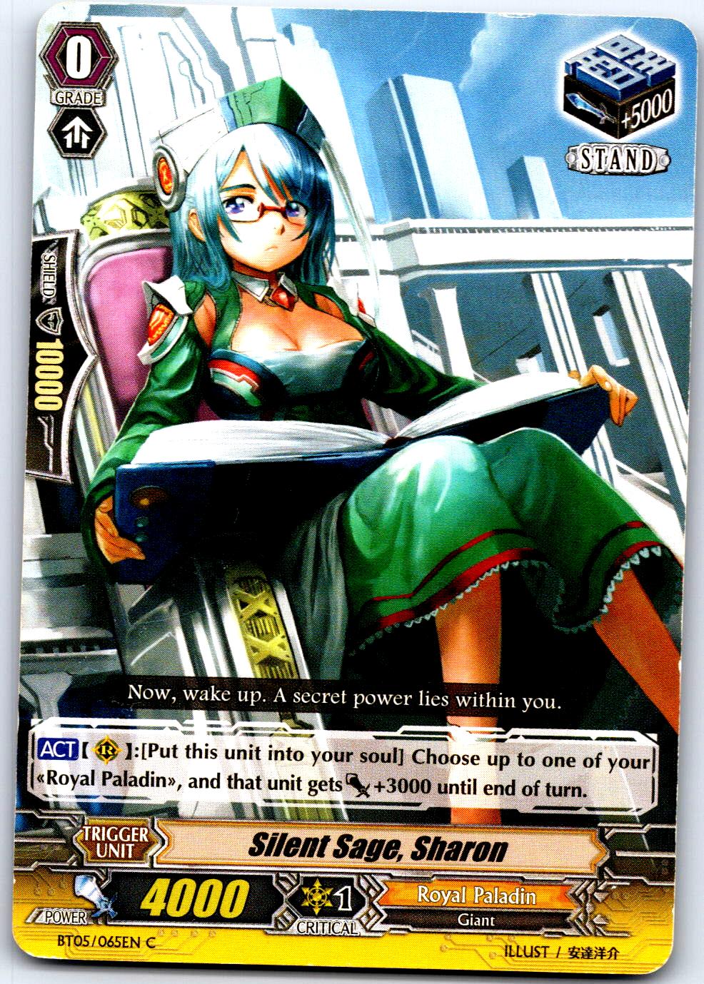 SILENT SAGE, SHARON BT05/065EN C CARDFIGHT!! VANGUARD MP