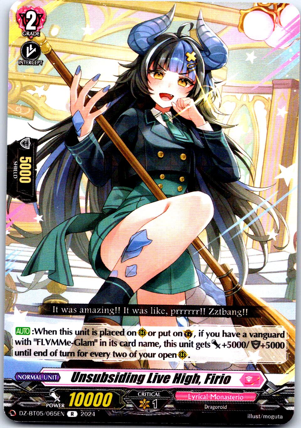 UNSUBSIDING LIVE HIGH, FIRIO DZ-BT05/065EN R CARDFIGHT!! VANGUARD MP
