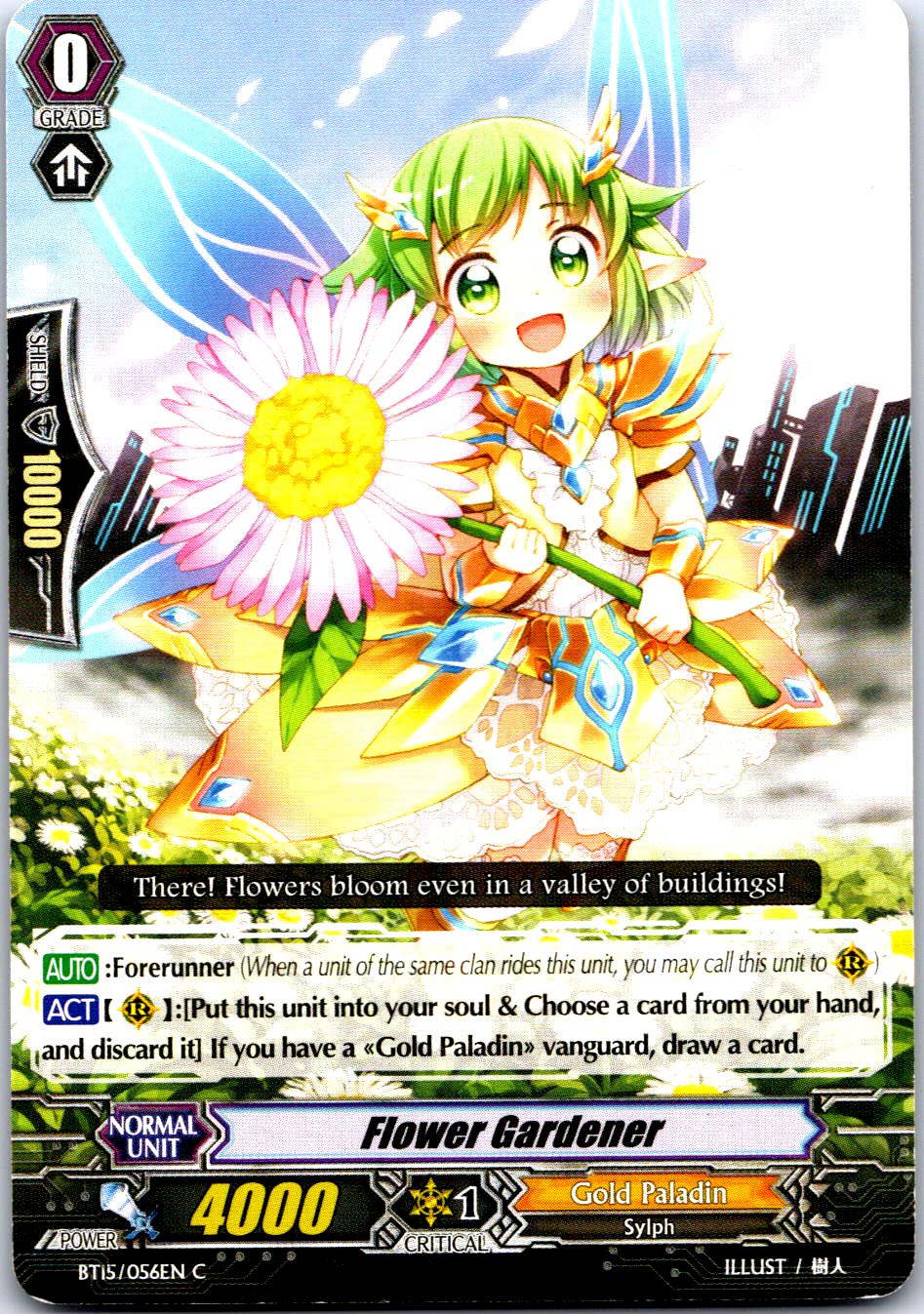 FLOWER GARDENER BT15/056EN C CARDFIGHT!! VANGUARD MP