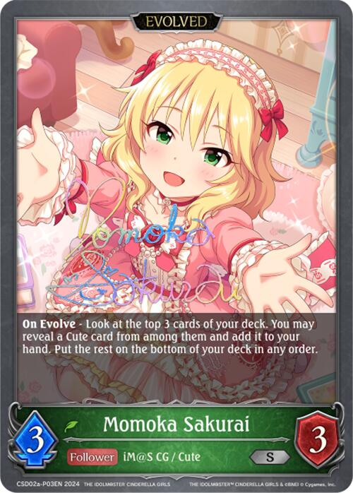 Momoka Sakurai (Evolved) - P03EN (Foil)