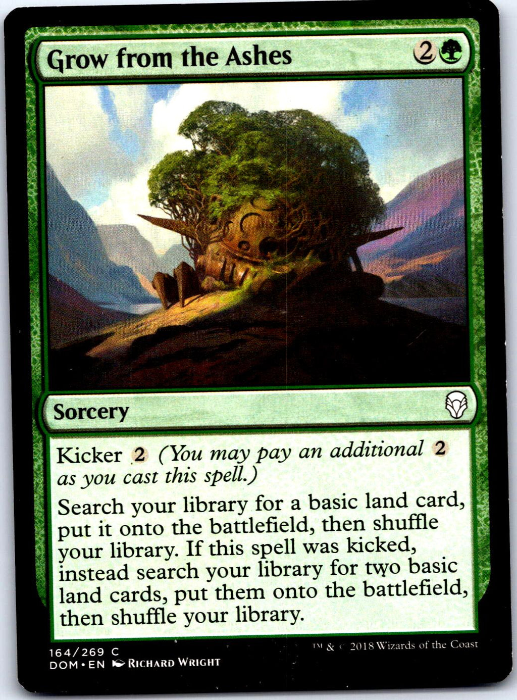 GROW FROM THE ASHES 164 C MAGIC: THE GATHERING MP
