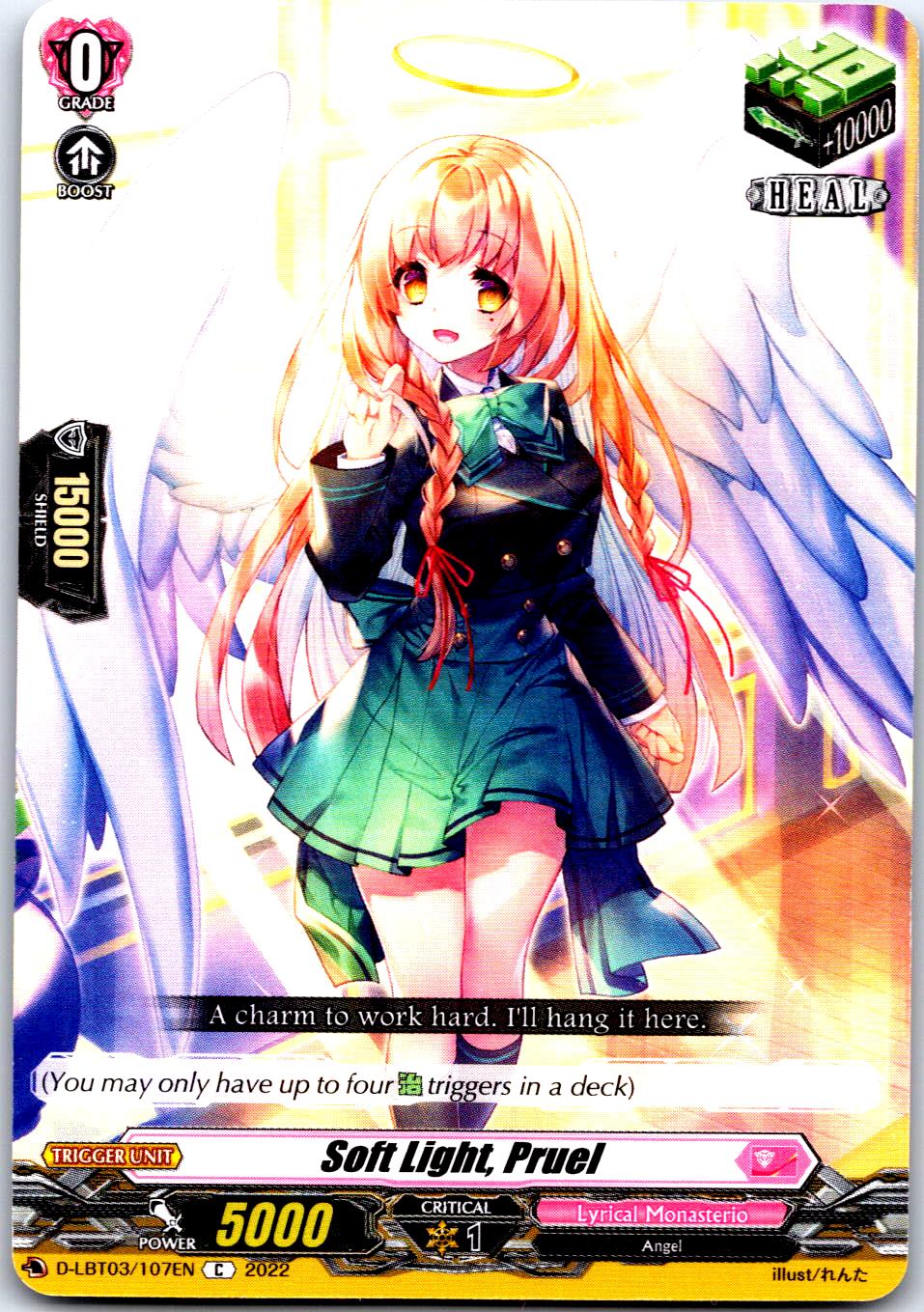 SOFT LIGHT, PRUEL D-LBT03/107EN C CARDFIGHT!! VANGUARD LP