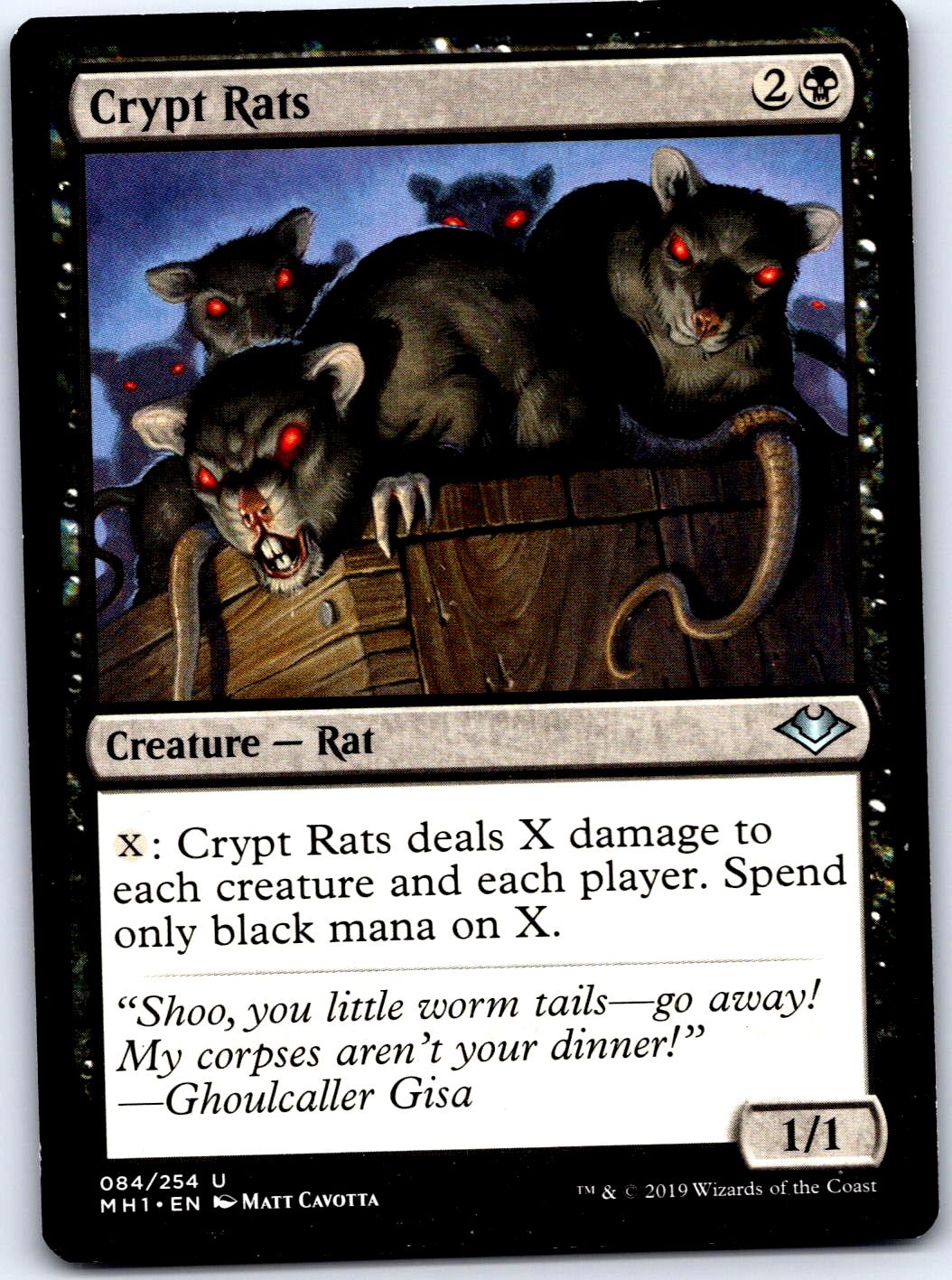CRYPT RATS 84 UC MAGIC: THE GATHERING MP