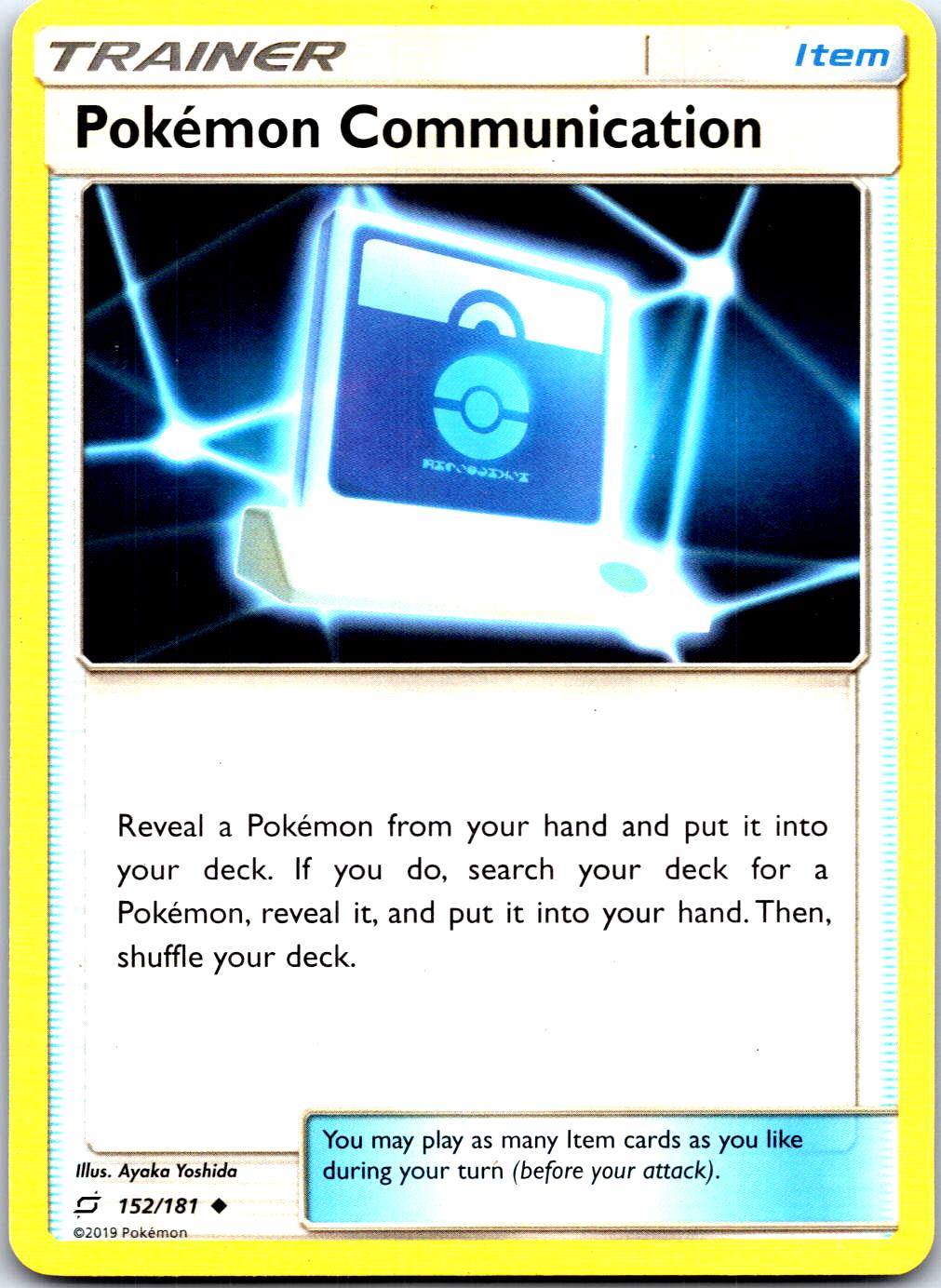 POKEMON COMMUNICATION 152/181 UC POKEMON MP