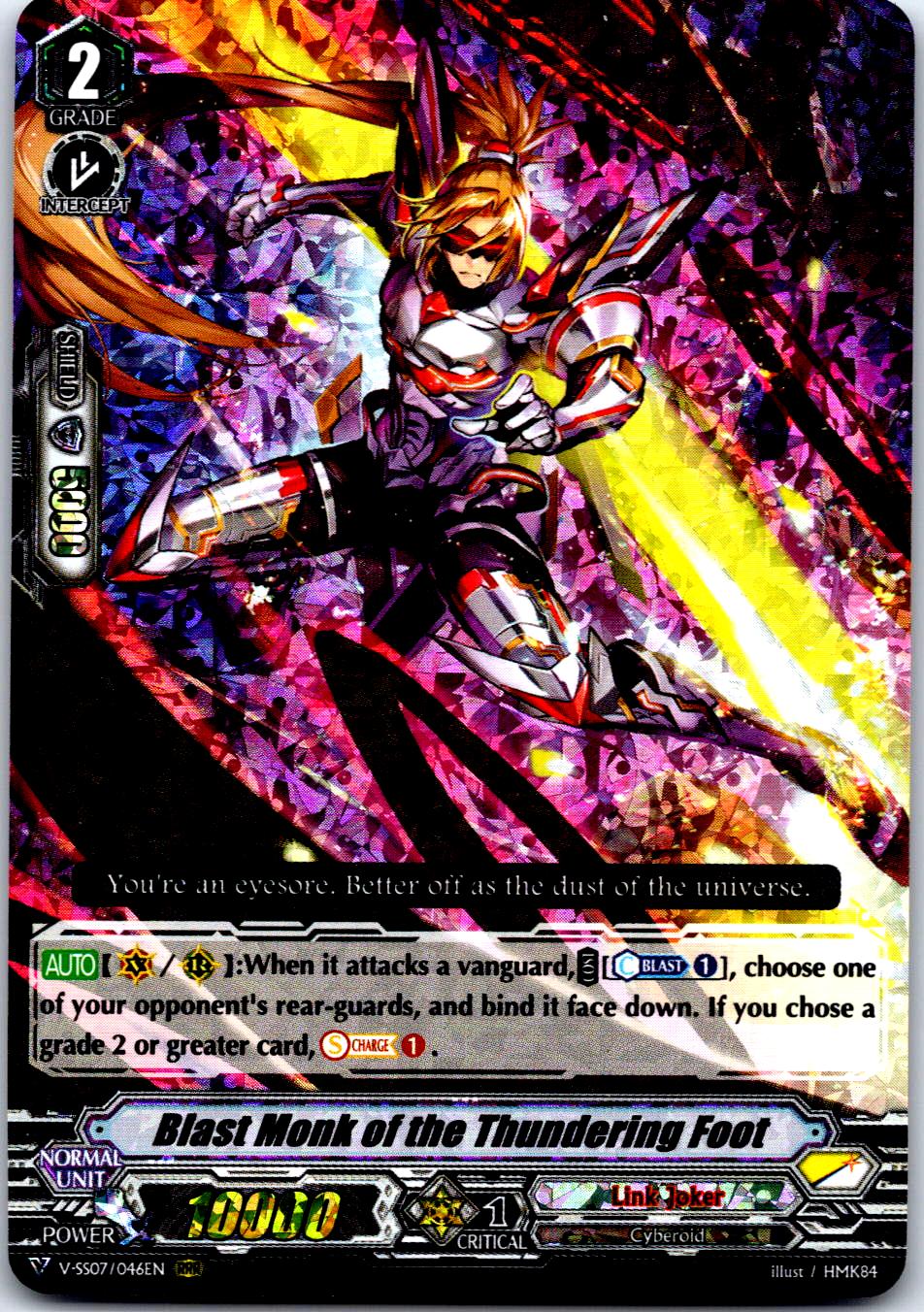BLAST MONK OF THE THUNDERING FOOT V-SS07/046EN CARDFIGHT!! VANGUARD MP