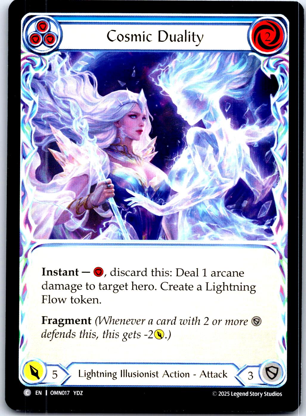 COSMIC DUALITY (BLUE) OMN017 C FLESH AND BLOOD MP