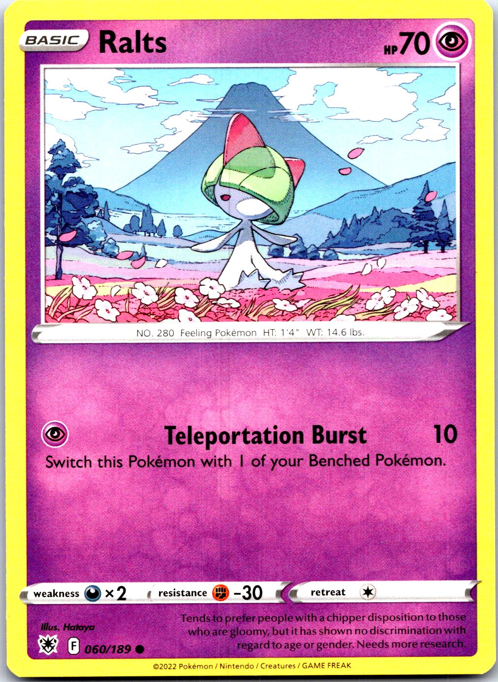 RALTS 060/189 C POKEMON MP