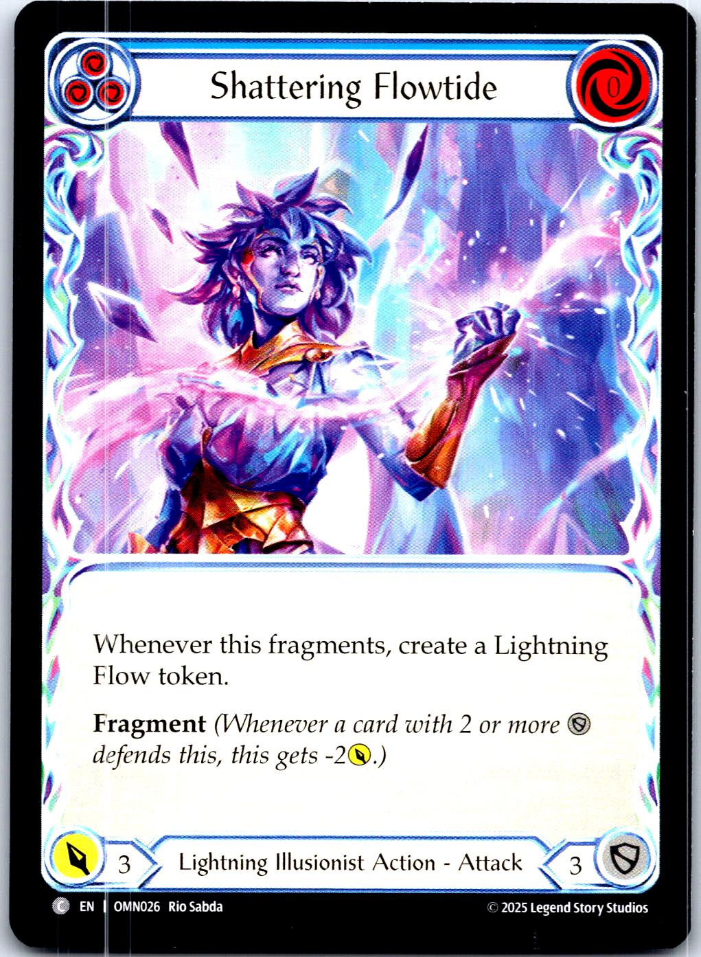 SHATTERING FLOWTIDE (BLUE) OMN026 C FLESH AND BLOOD MP