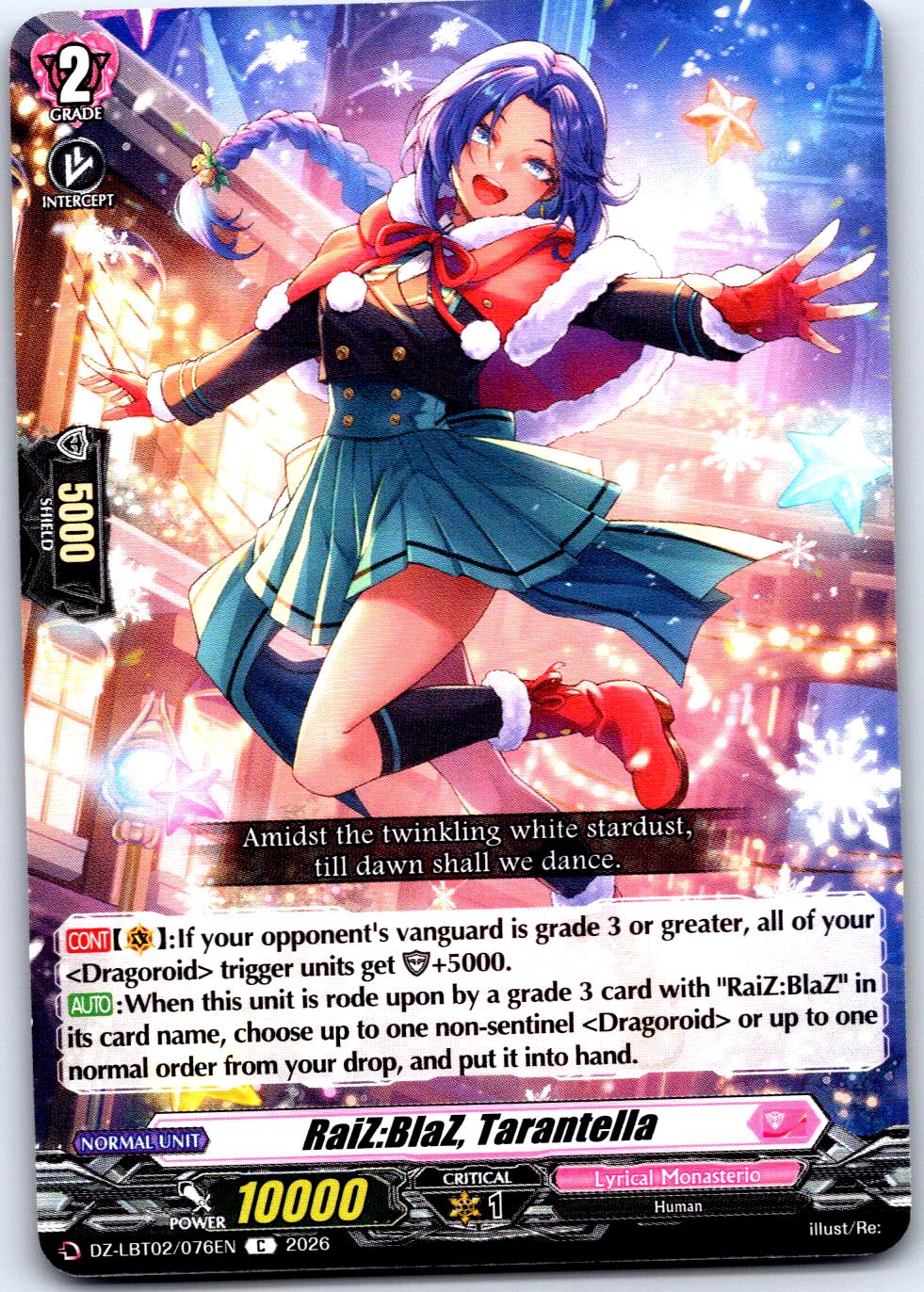RAIZ:BLAZ, TARANTELLA DZ-LBT02/076EN C CARDFIGHT!! VANGUARD LP