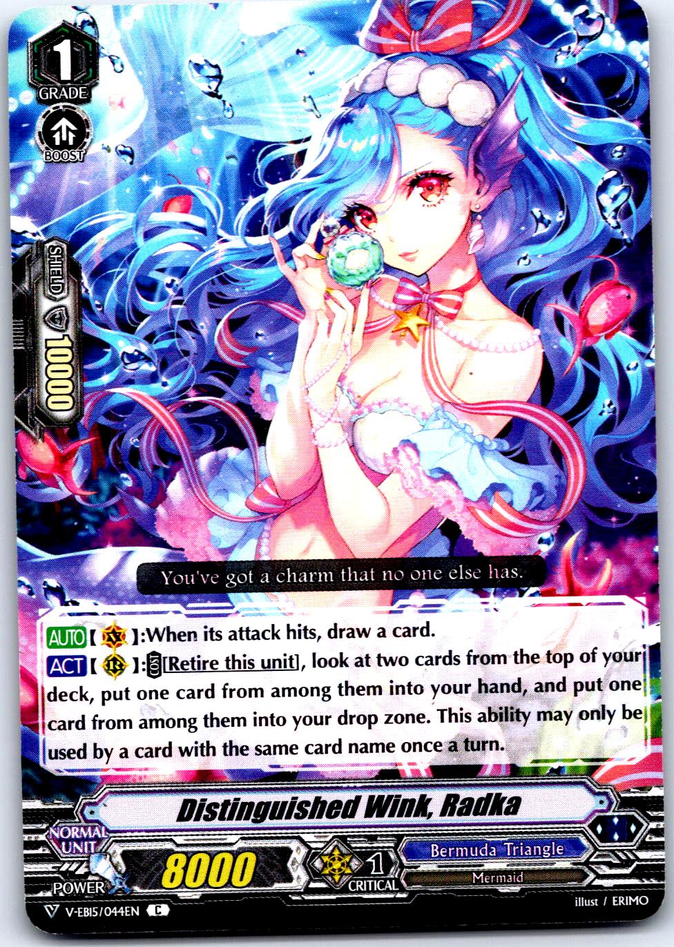 DISTINGUISHED WINK, RADKA V-EB15/044EN C CARDFIGHT!! VANGUARD MP