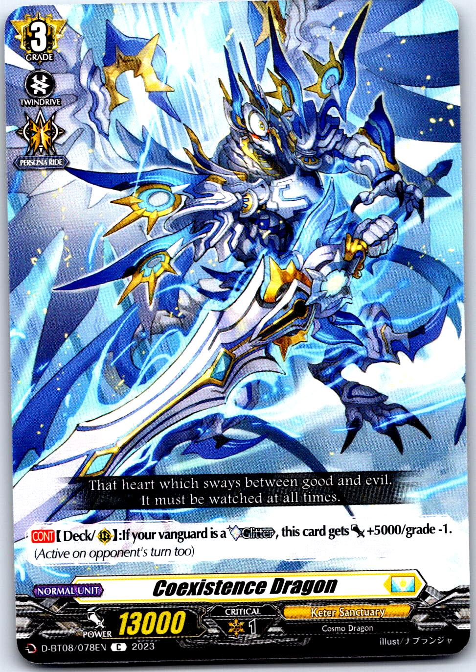 COEXISTENCE DRAGON D-BT08/078EN C CARDFIGHT!! VANGUARD MP
