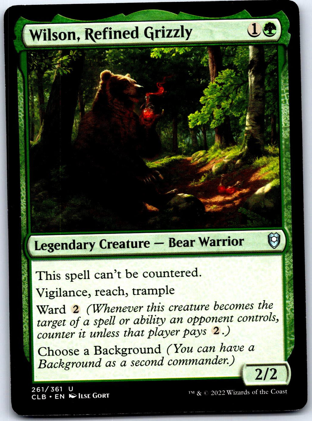 WILSON, REFINED GRIZZLY 261 UC MAGIC: THE GATHERING MP