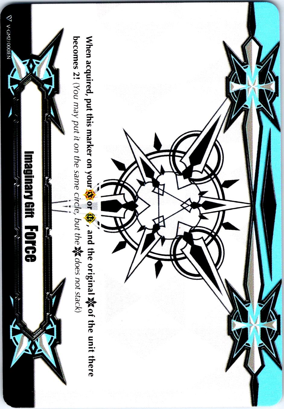 IMAGINARY GIFT [FORCE][FORCE II]  GIFT MARKER V-GM/0001EN  V-GM2/0001EN CFV MP