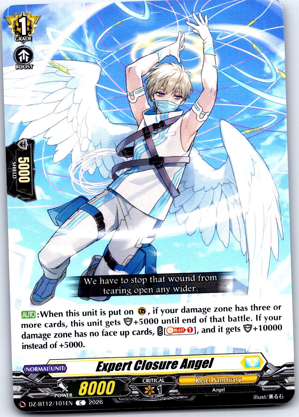EXPERT CLOSURE ANGEL DZ-BT12/101EN C CARDFIGHT!! VANGUARD LP