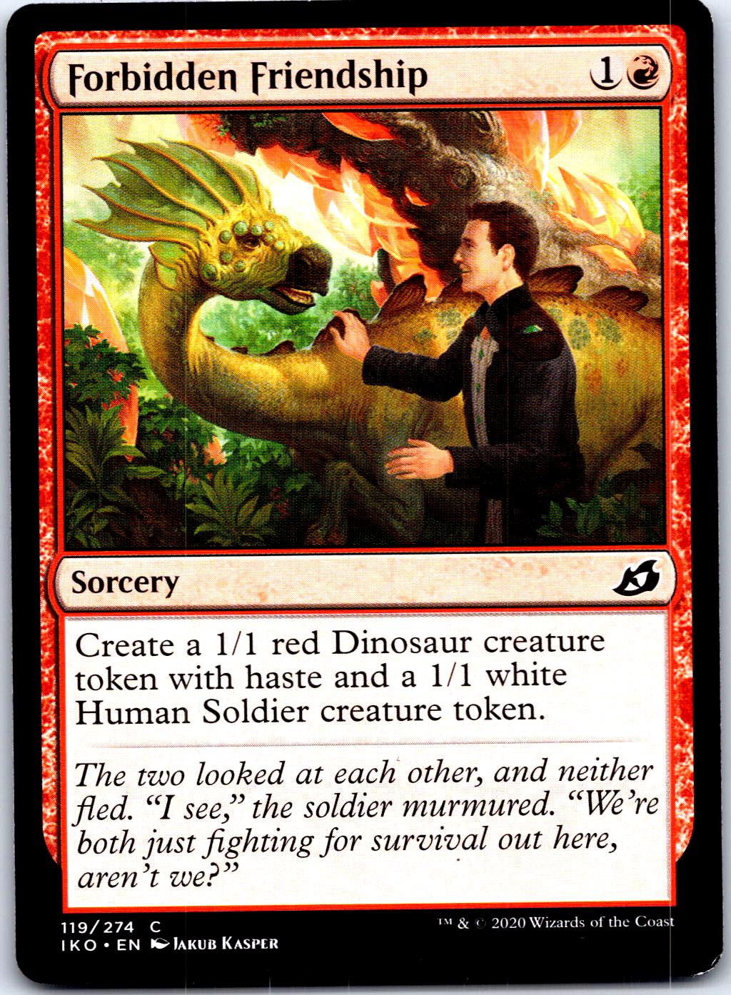FORBIDDEN FRIENDSHIP 119 C MAGIC: THE GATHERING MP