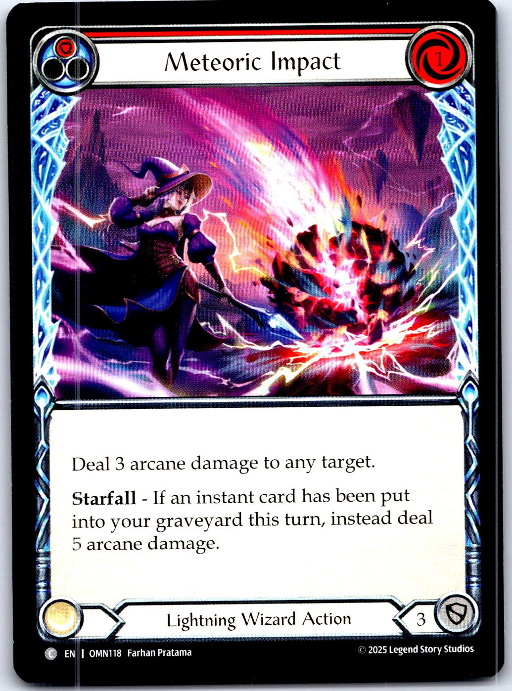 METEORIC IMPACT (RED) OMN118 C FLESH AND BLOOD MP