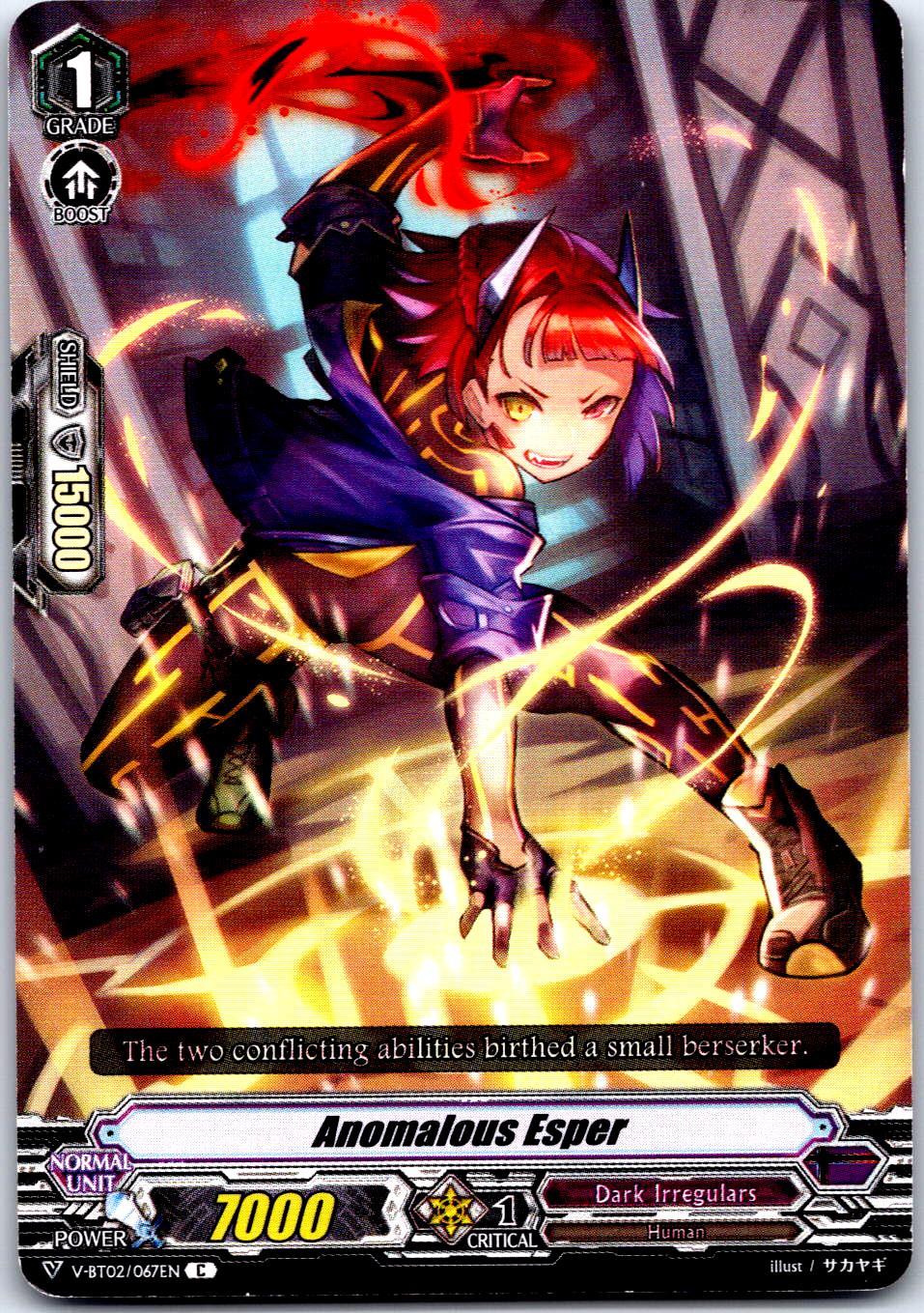 ANOMALOUS ESPER V-BT02/067EN C CARDFIGHT!! VANGUARD MP