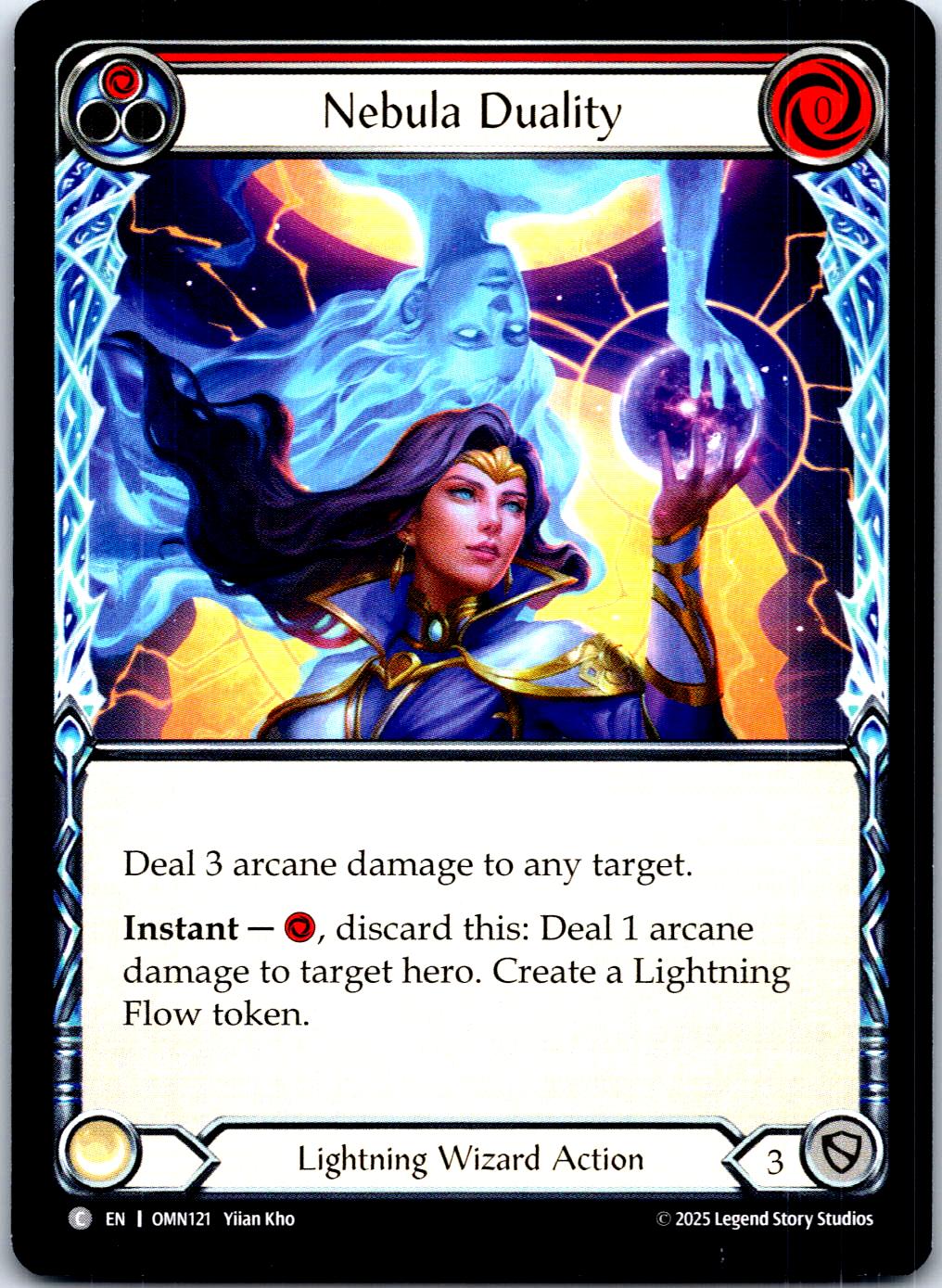 NEBULA DUALITY (RED) OMN121 C FLESH AND BLOOD MP