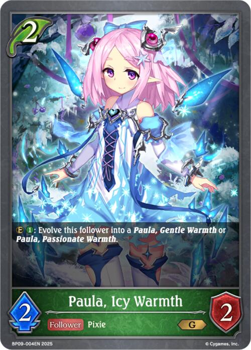 Paula, Icy Warmth