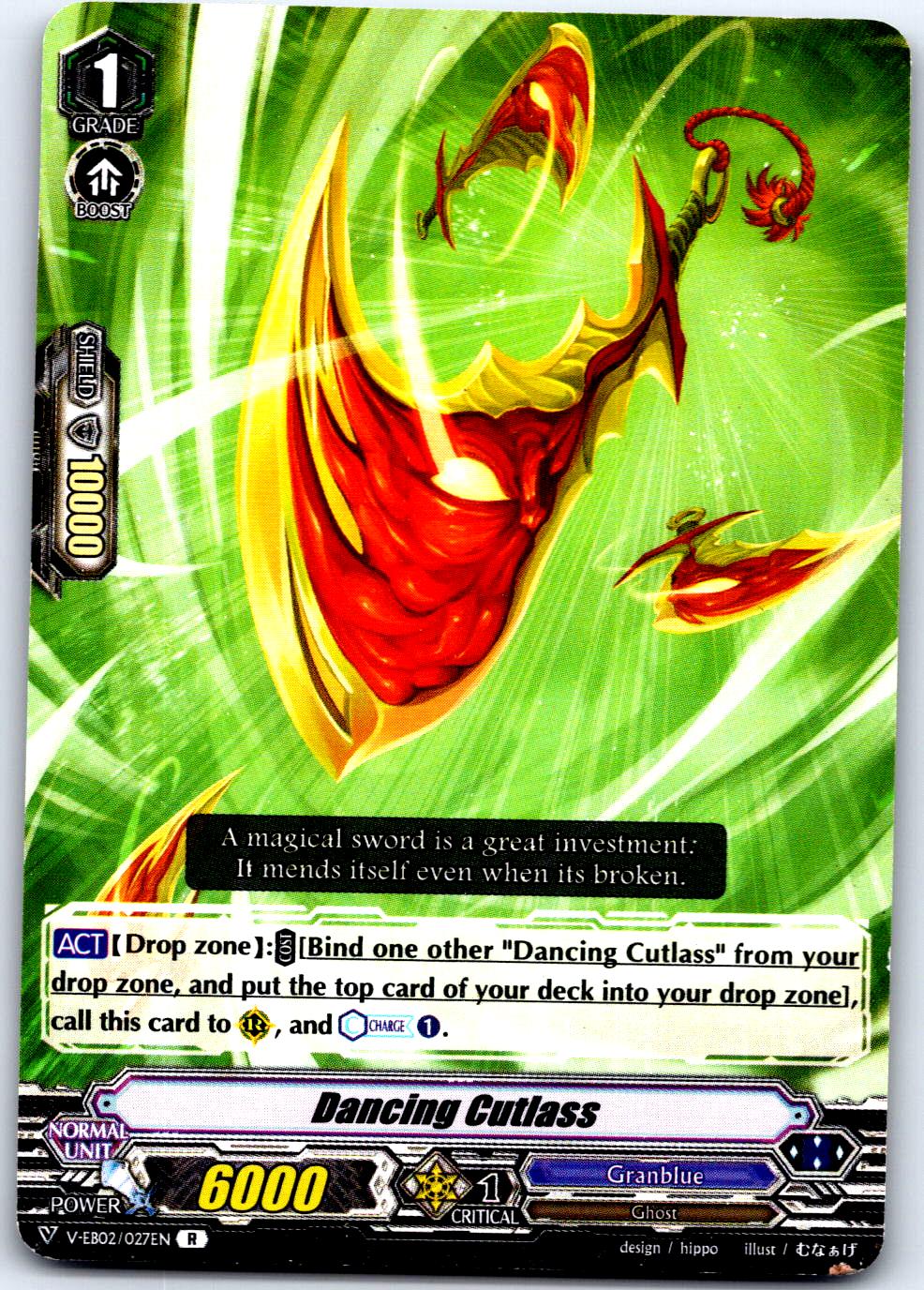 DANCING CUTLASS V-EB02/027EN R CARDFIGHT!! VANGUARD MP