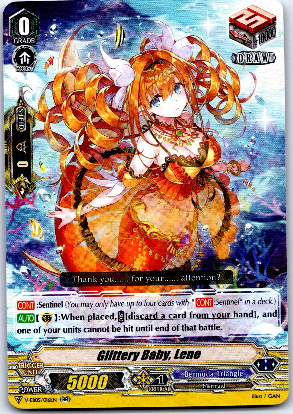 GLITTERY BABY, LENE V-EB05/016EN RR CARDFIGHT!! VANGUARD MP