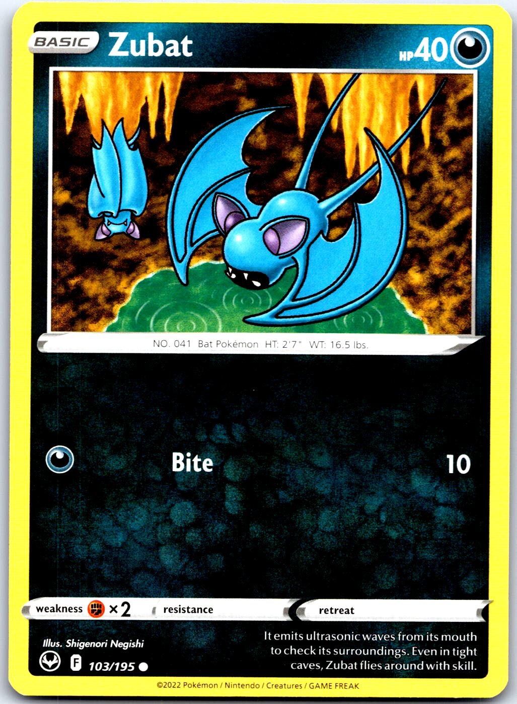 ZUBAT 103/195 C POKEMON MP