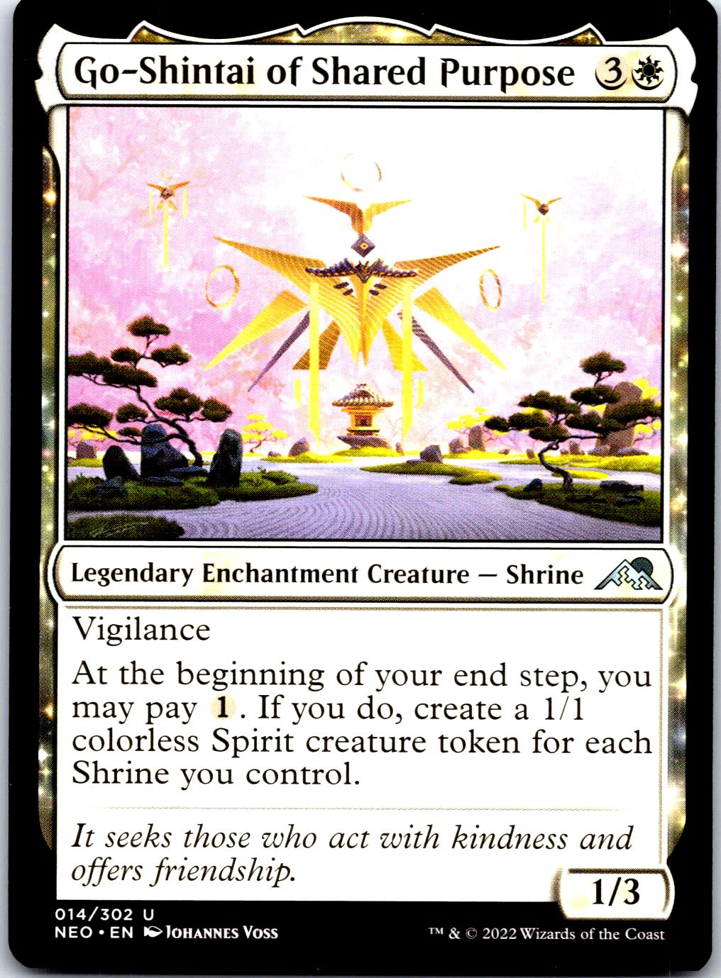 GO-SHINTAI OF SHARED PURPOSE 14 UC MAGIC: THE GATHERING MP