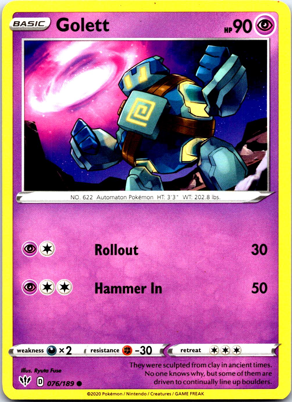 GOLETT 076/189 C POKEMON MP
