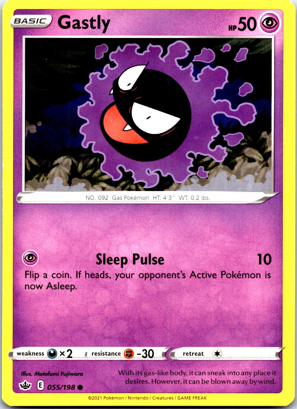 GASTLY 055/198 C POKEMON MP
