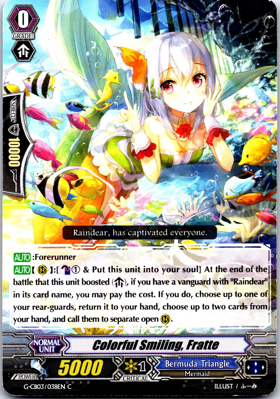 COLORFUL SMILING, FRATTE G-CB03/038EN C CARDFIGHT!! VANGUARD MP