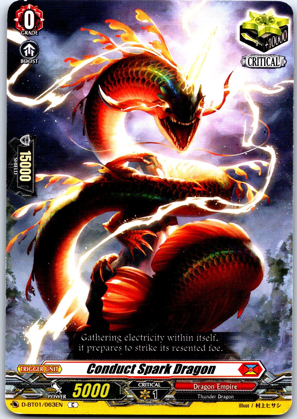 CONDUCT SPARK DRAGON D-BT01/063EN C CARDFIGHT!! VANGUARD MP