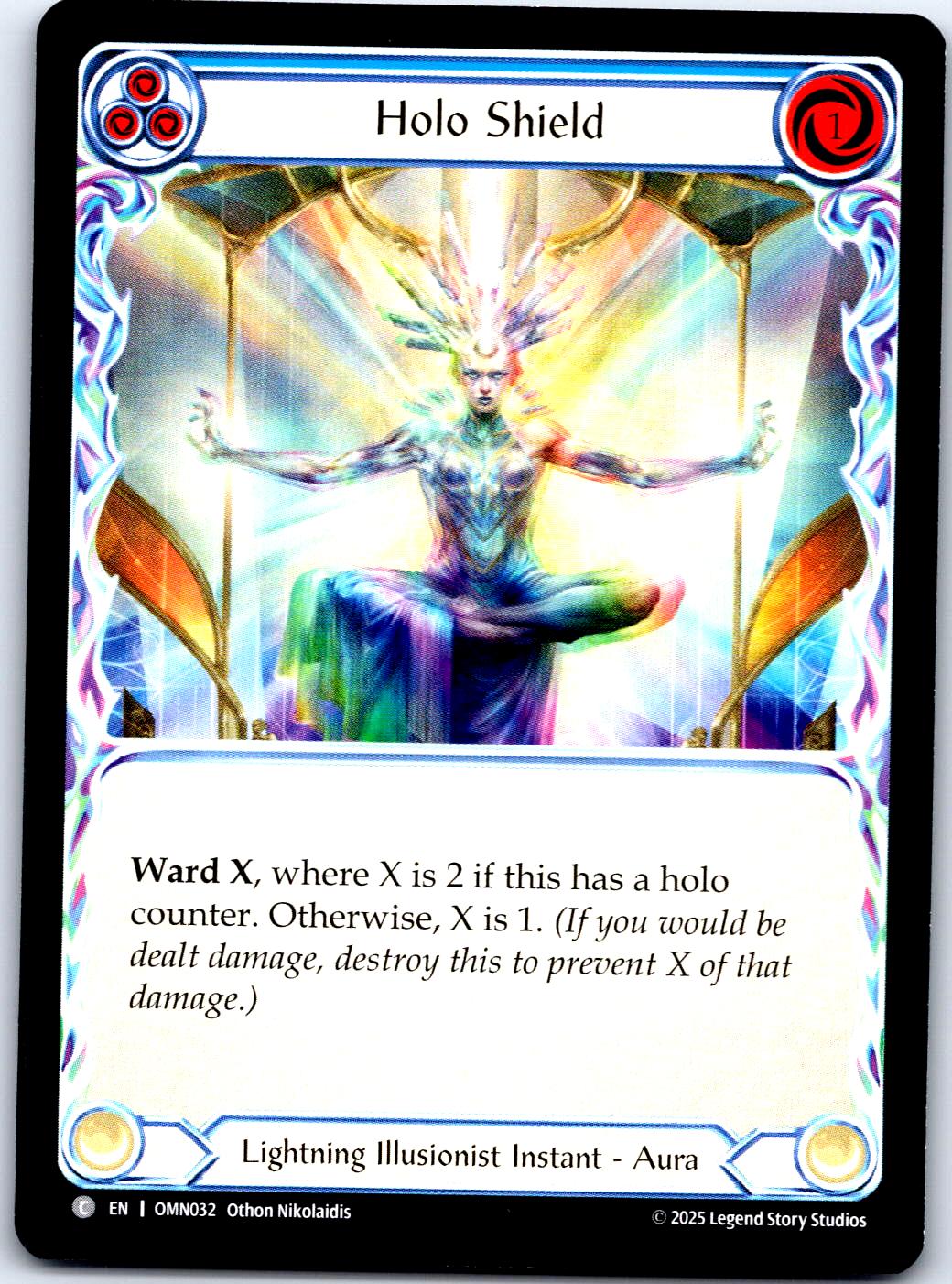 HOLO SHIELD (BLUE) OMN032 C FLESH AND BLOOD MP