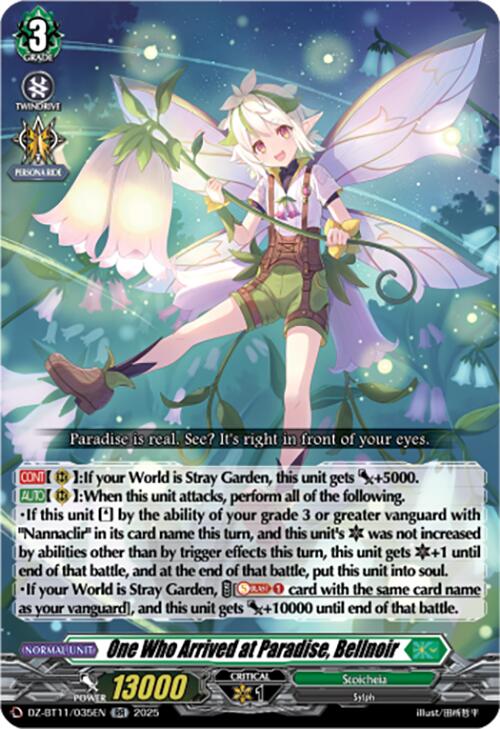 One Who Arrived at Paradise, Bellnoir
