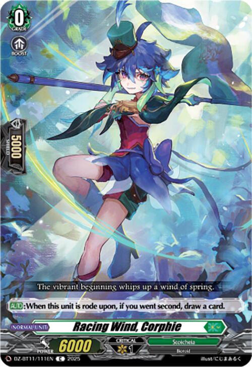 Racing Wind, Corphie