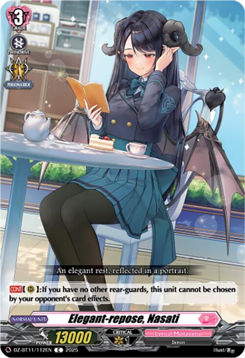 Elegant-repose, Nasati