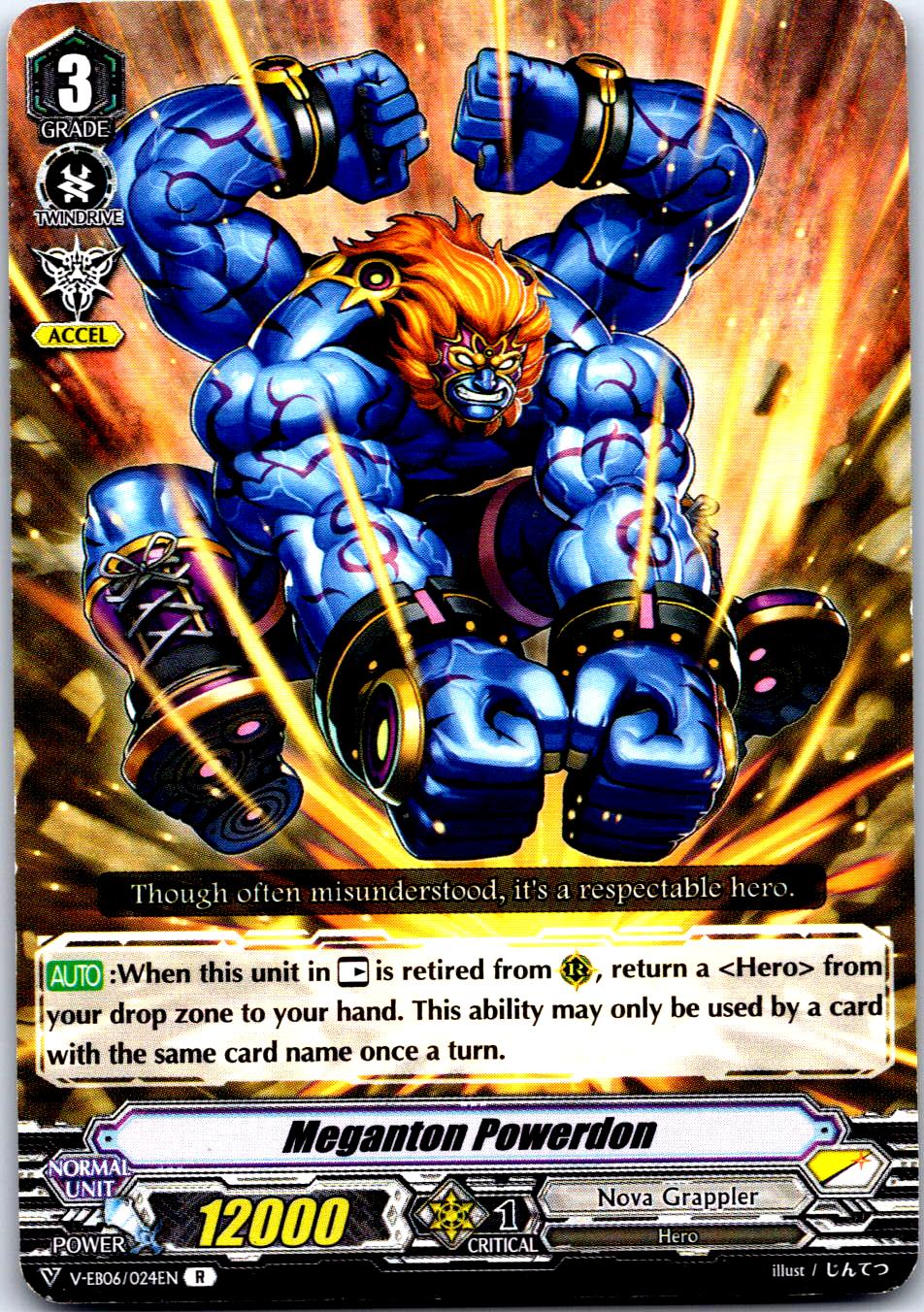 MEGANTON POWERDON V-EB06/024EN R CARDFIGHT!! VANGUARD MP