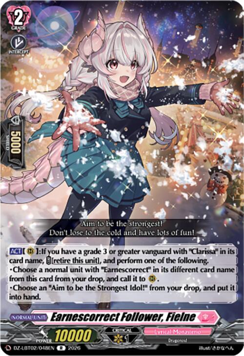 Earnescorrect Follower, Fielne