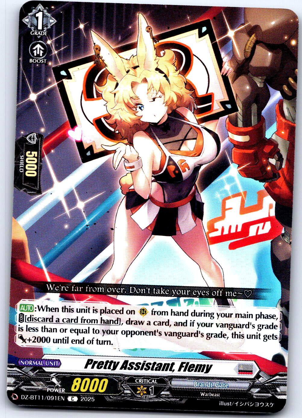 PRETTY ASSISTANT, FLEMY DZ-BT11/091EN C CARDFIGHT!! VANGUARD MP