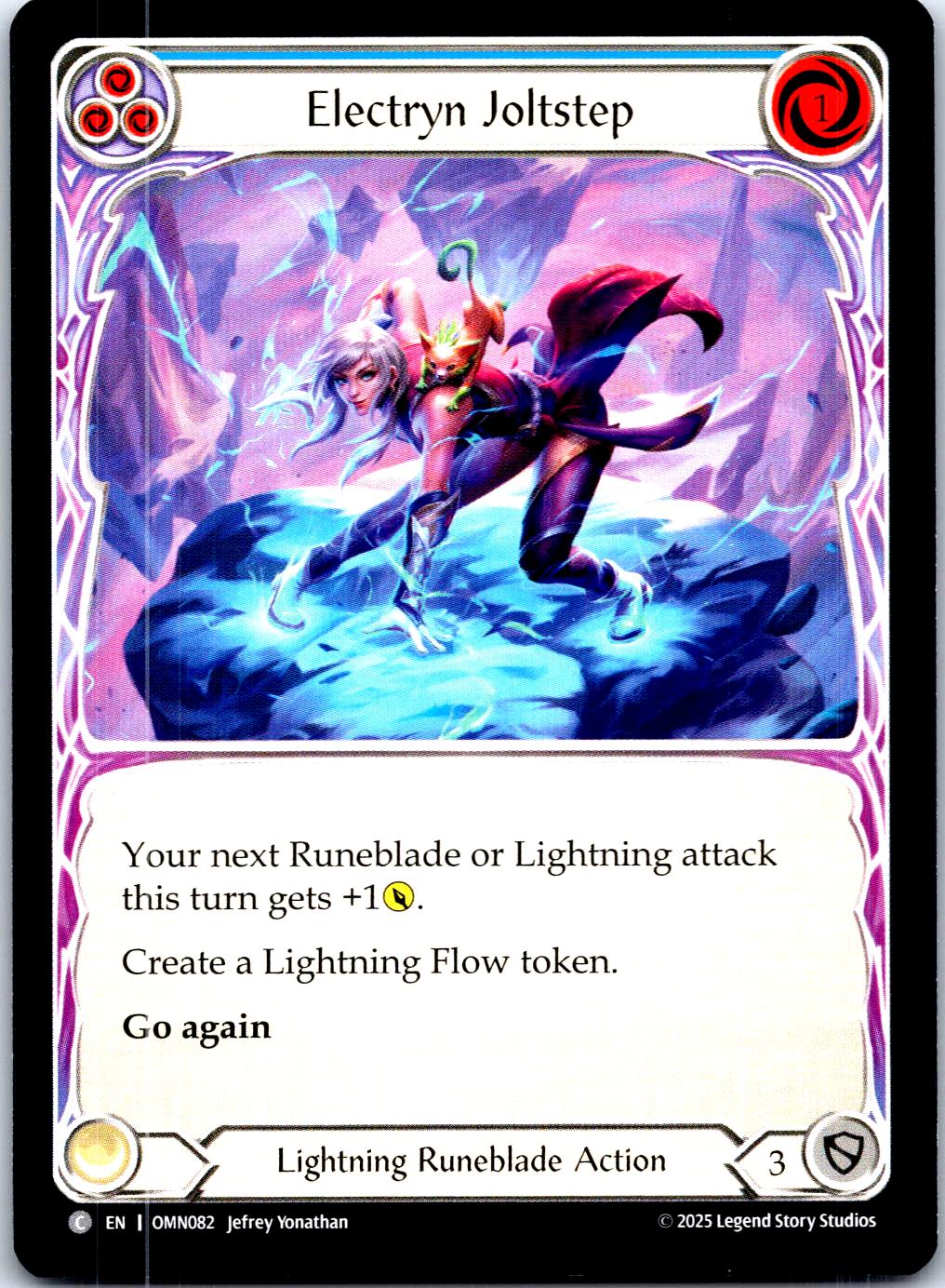 ELECTRYN JOLTSTEP (BLUE) OMN082 C FLESH AND BLOOD MP