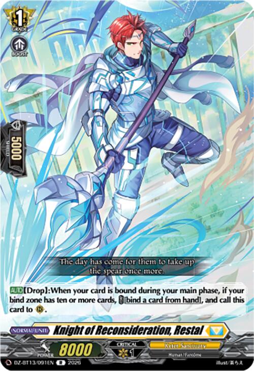 Knight of Reconsideration, Restal