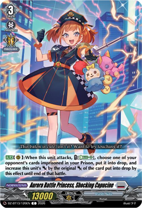 Aurora Battle Princess, Shocking Capucine