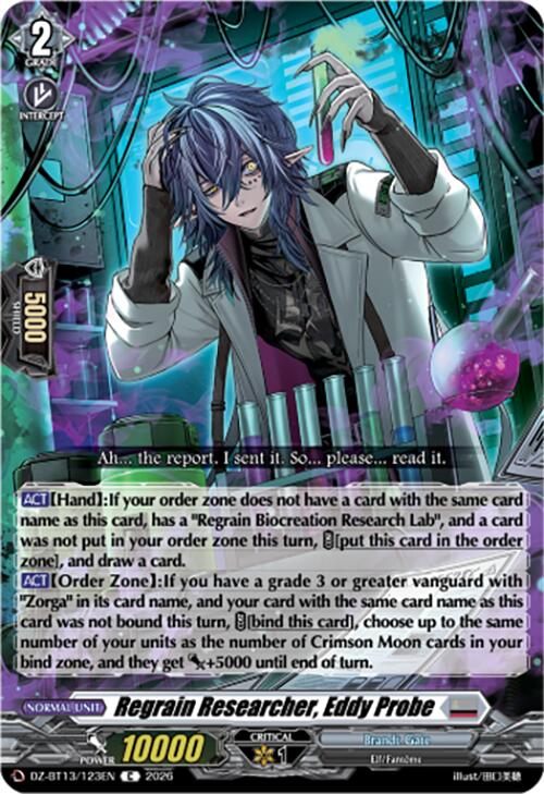 Regrain Researcher, Eddy Probe