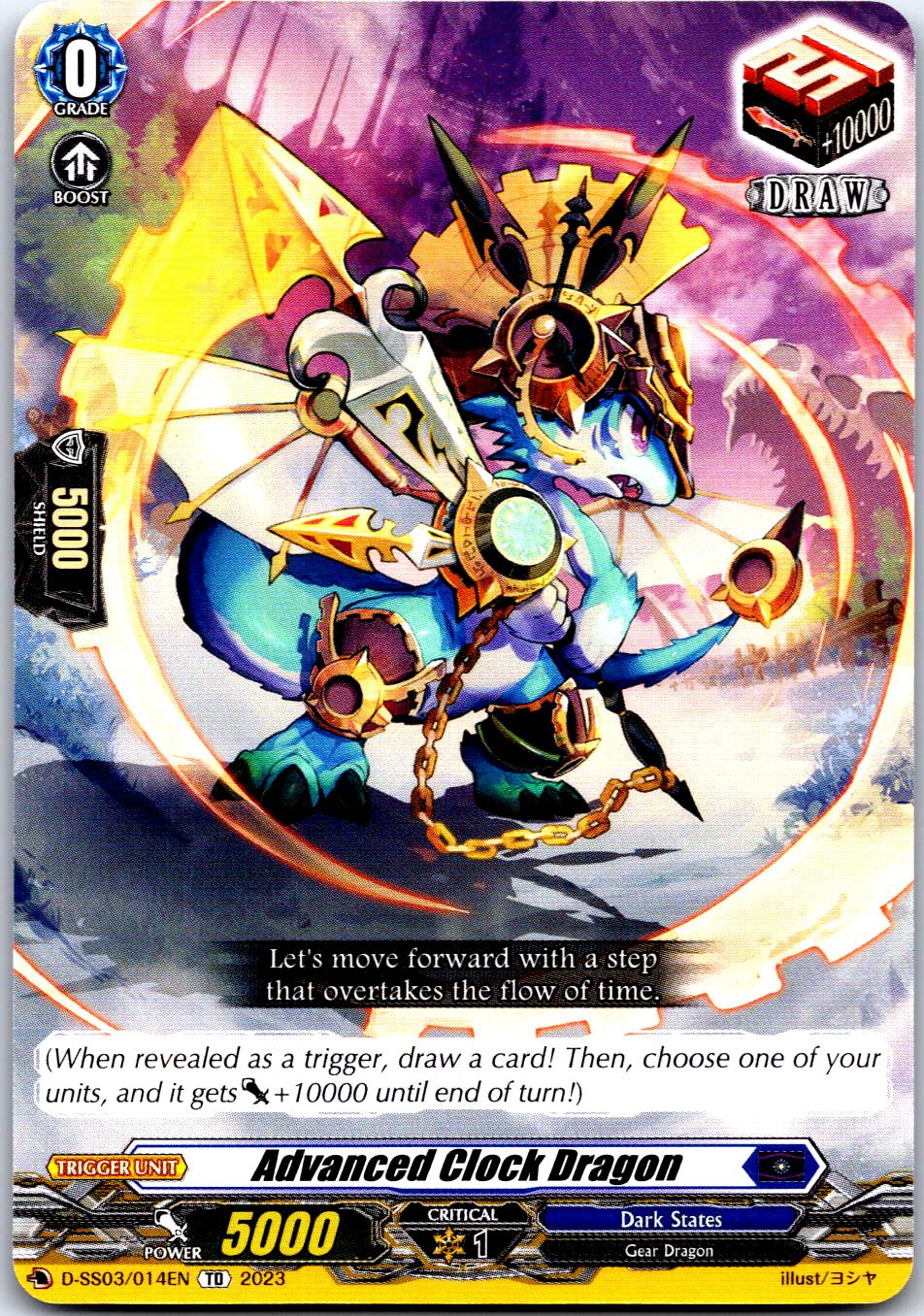 ADVANCED CLOCK DRAGON D-SS03/014EN TRIAL DECK CARDFIGHT!! VANGUARD MP