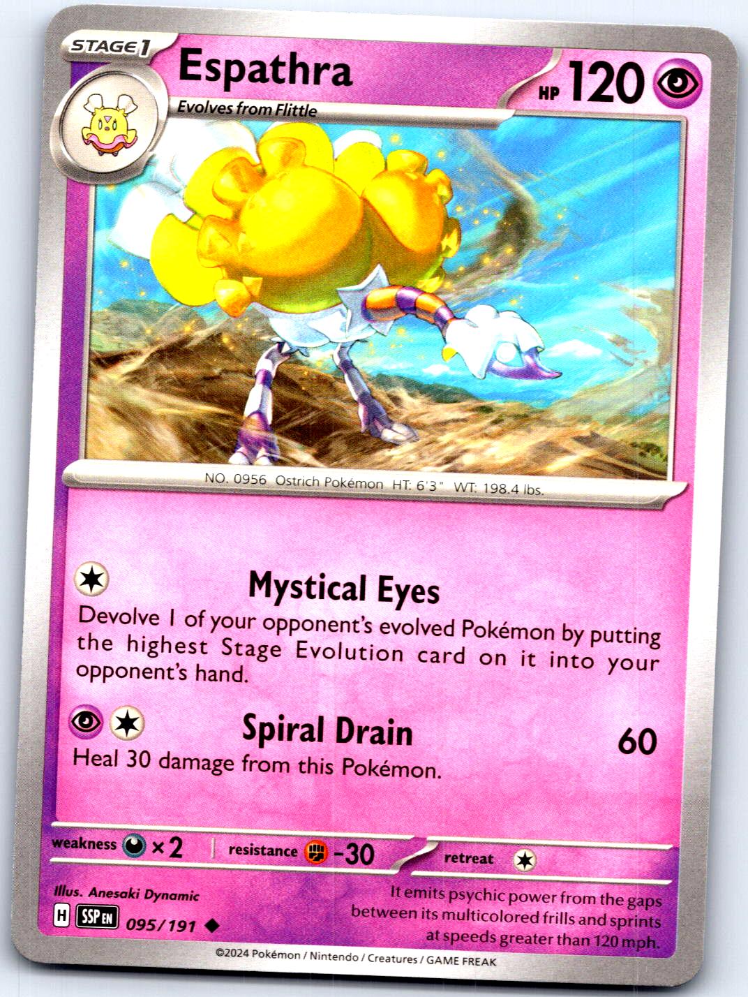 ESPATHRA 095/191 UC POKEMON MP