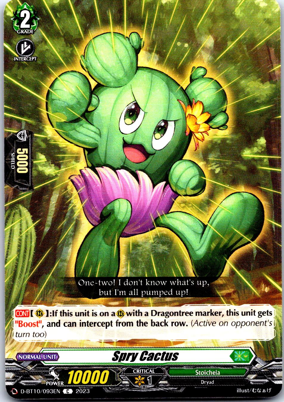 SPRY CACTUS D-BT10/093EN C CARDFIGHT!! VANGUARD MP