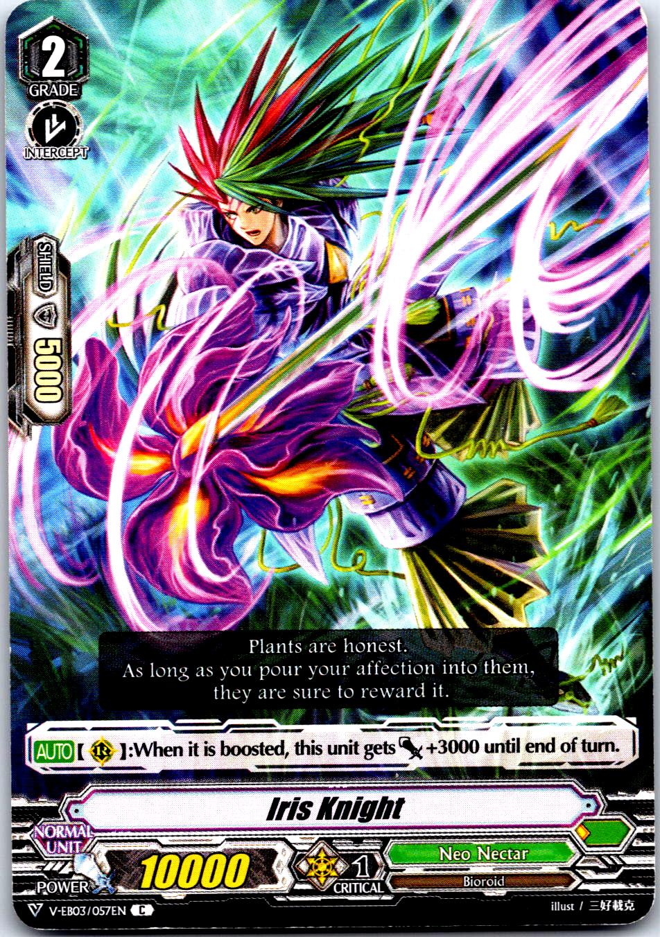 IRIS KNIGHT V-EB03/057EN C CARDFIGHT!! VANGUARD MP