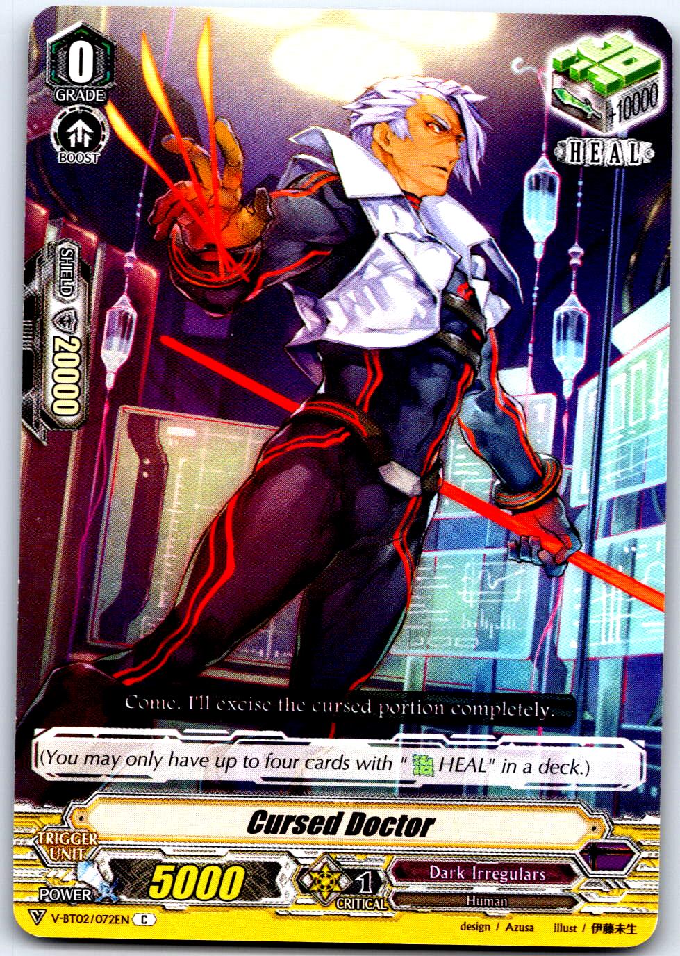 CURSED DOCTOR V-BT02/072EN C CARDFIGHT!! VANGUARD MP