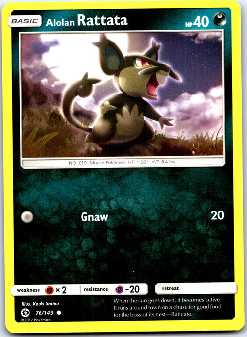 ALOLAN RATTATA 76/149 C POKEMON MP
